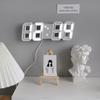 Adjustable Luminous Mode Digital Alarm Clock Wall-mounted Night Light Digital Desktop Clock  Desk