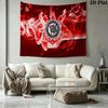 Sport Club Corinthians Paulista Wall Tapestry Aesthetic Wall Hanging Printed Fabric Blanket Decorative Tapestries for Bedroom Living Room Home Decor