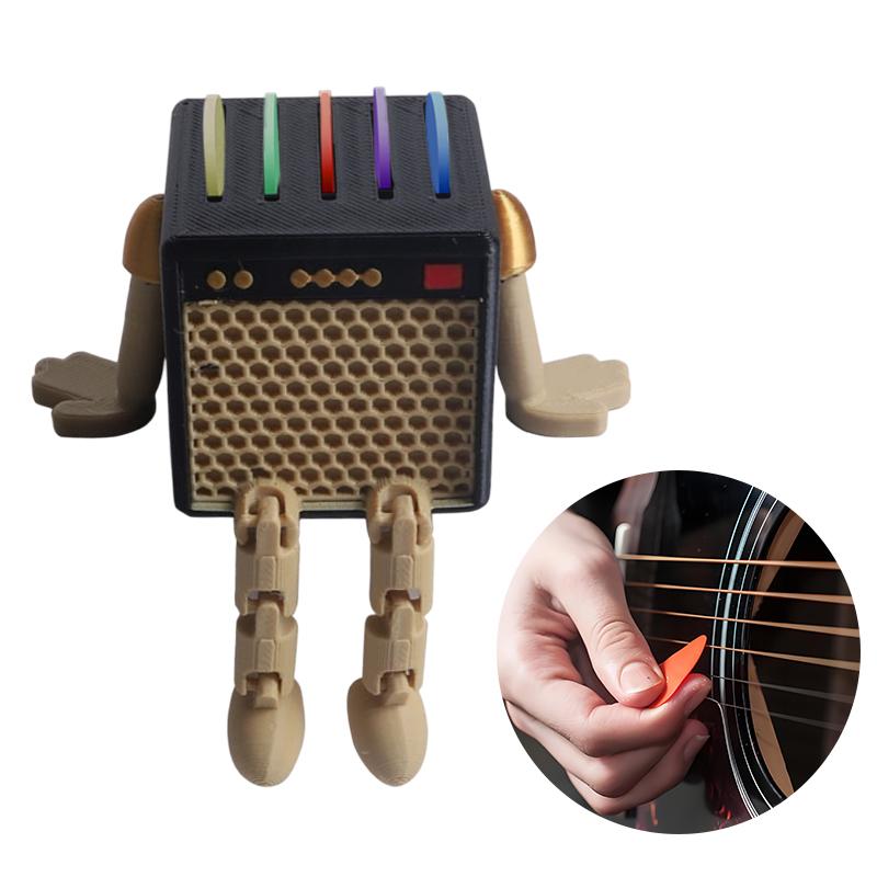 Guitar Picks Holder Box, Guitar Pick Display Holder, Guitar Pick Storage Box Set For Guitar Players And Music Enthusiasts