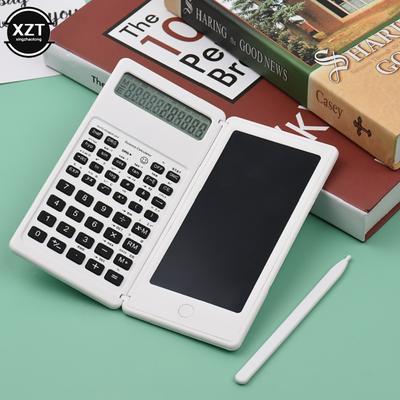 Portable Smart Calculator LCD Screen Writing Tablet Folding Scientific Calculator Tablet Digital Drawing Pad With Stylus Pen