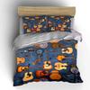 Musical Guitar Pattern Set Multiple Sizes Kid'S And Adults' Bedroom Exquisite 3Pc Bedding Set, Gift