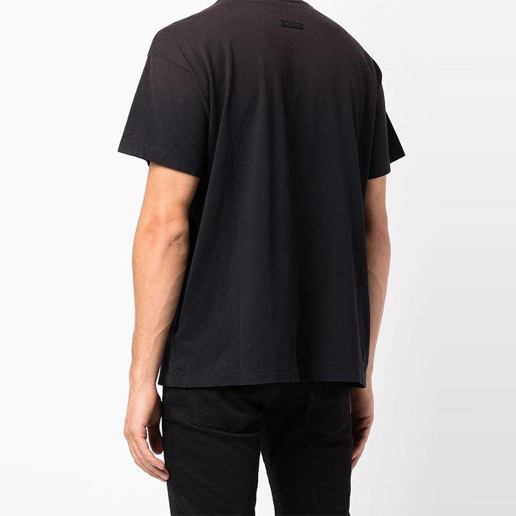 Fear of God Baseball Tee Vintage Black/Red Unisex Tops FG50-063CTJ-010