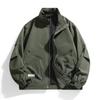 Large Size Jacket Men's Spring and Autumn New Men's Stand-up Collar Jacket Versatile Casual Jacket Fat Coat