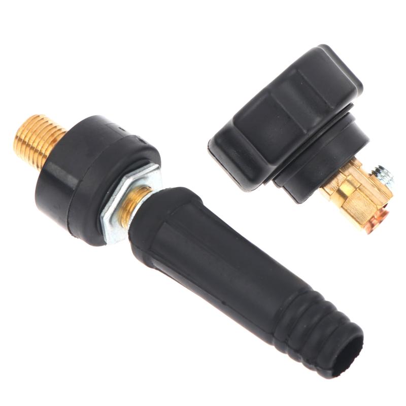 Thai Style Welder Connector Plug Pure Copper Core High Conductivity Long Lasting Anti-Leakage for Professional Welding Repair Shops