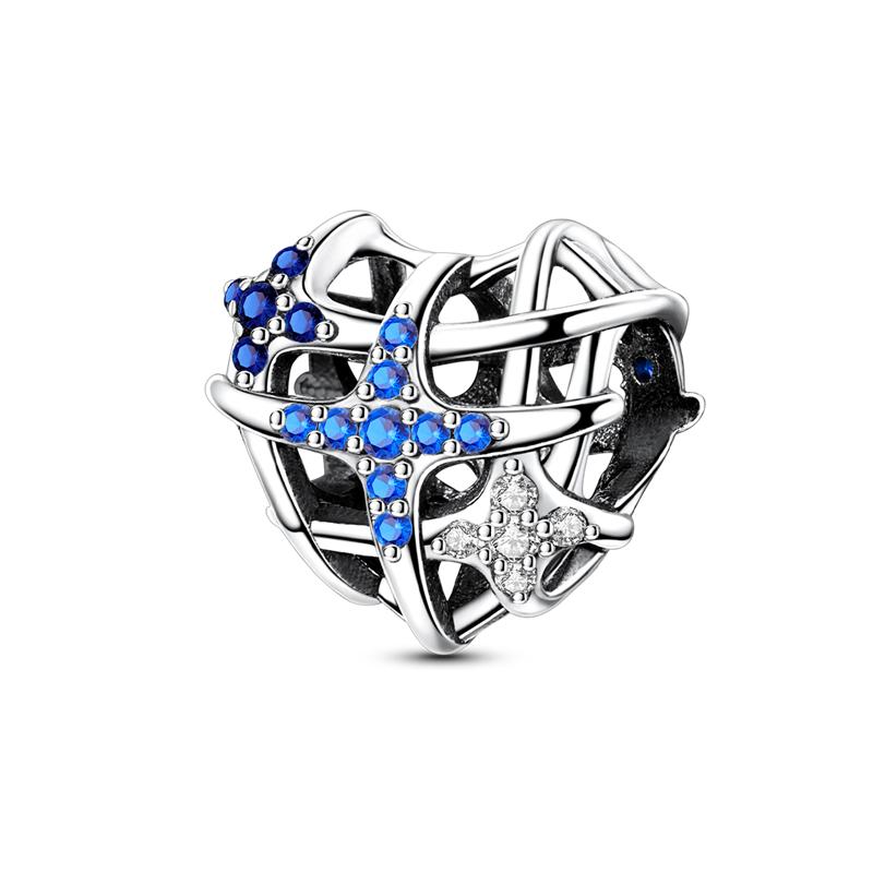 Copper Cross Birthday Stone Silicon Stop Charms Bead Dolphin Horseshoe Pendant For Original Bracelet Women Jewelry