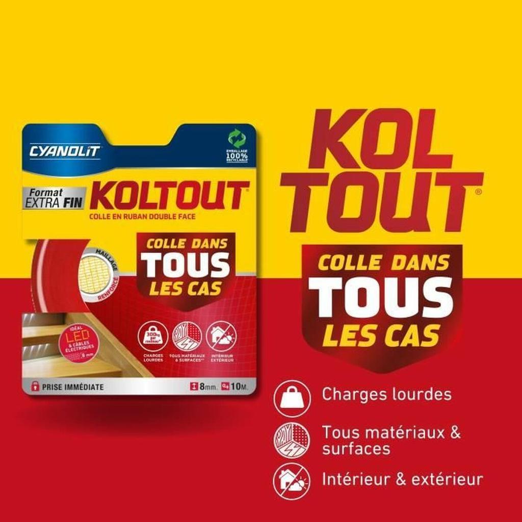 Double Sided Tape Cyanolit 10 m 8 mm