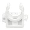 20pcs U-Shaped Pipe Clips Plastic Pipe Holders Durable Pipe Clamps  Gas Pipe Support