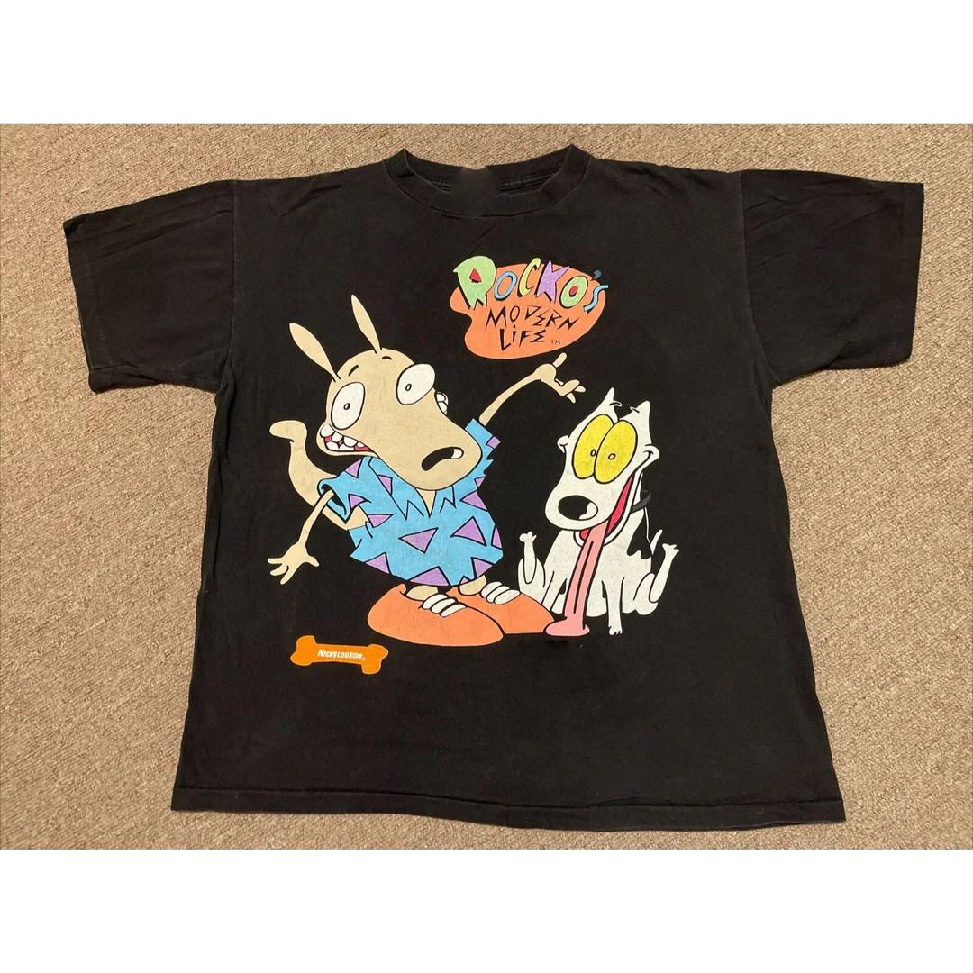 Rocko s Modern Life Gift For Fan S-2345XL Black T-shirt Unisex T-Shirt S