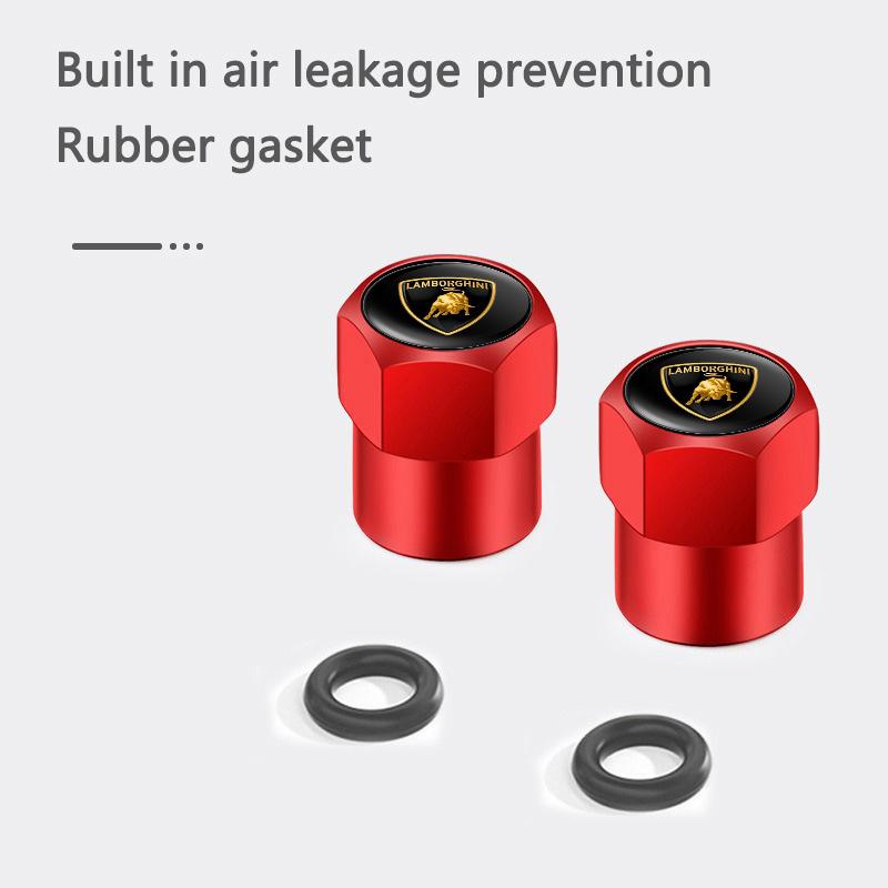 4pcs Styling Motorcycle Wheel Tire Rim Valve Stem Caps Covers For Lamborghini LP570 LP610 Urus LP700 LP770 Gallardo Aventador PP49