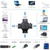 YOJOCK USB Voltage and Current Checker Type-C Tester with Upgraded Color Display: Displays Current/Voltage/Resistance/Temperature/Power-On Time, etc.