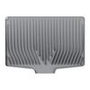 Sloped Silicone Counter Mats For Dishes Utensils Heat Resistant Drying Pad With Built In Water Drainage