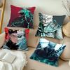 Anime Kaiju No. 8 Pillow Case Square Pillow Bedroom Sofa Leisure Comfort Cushion Car Living Room Home Decoration