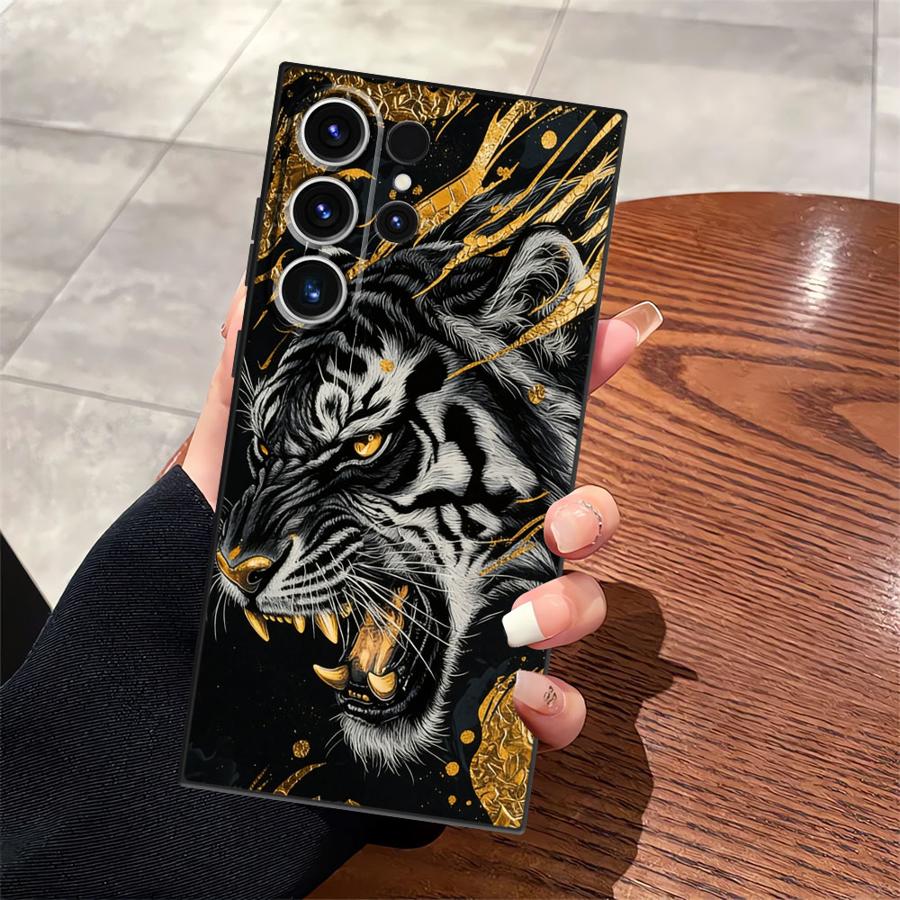 Cool Tiger Leopard Funda Phone Cover Case for Samsung Galaxy S26 S10 S9 Note 20 Ultra 8 9 10 S23 S20 S24 Plus S21 FE S25 Ultra
