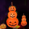 1.2 M Halloween Inflatable Pumpkin with LED Outdoor Decoration Horror Home Garden Courtyard Tombstone Decoration Haunted Props