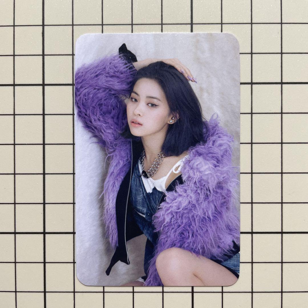 

[USED] ITZY Cheshire BDM Bonus Ryujin Trading Card