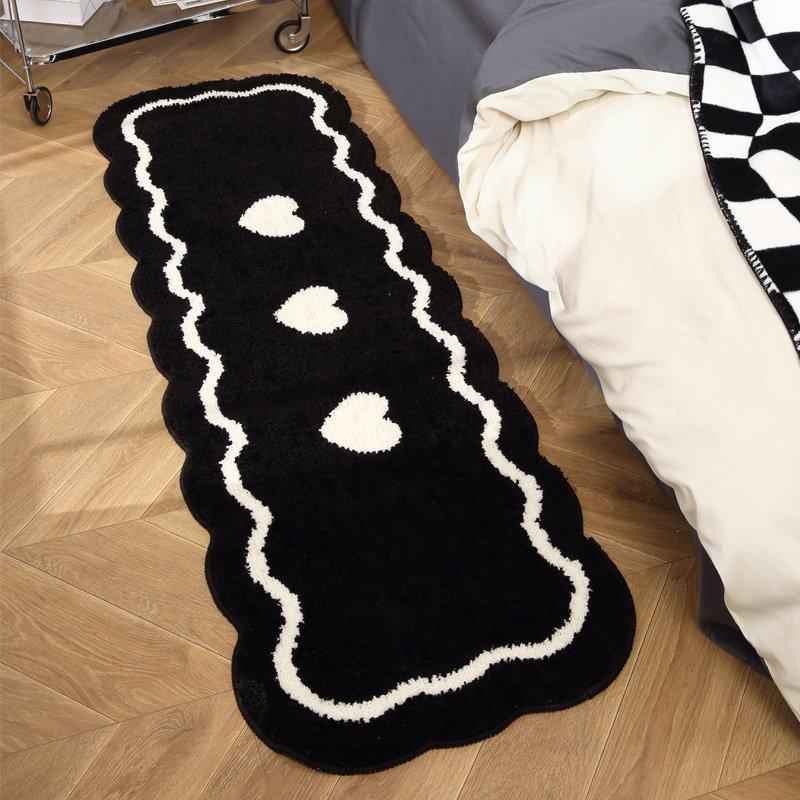 

Plush Cream-Style Bedroom Rug: Thick Bedside & Living Room Mat 40x60 cm