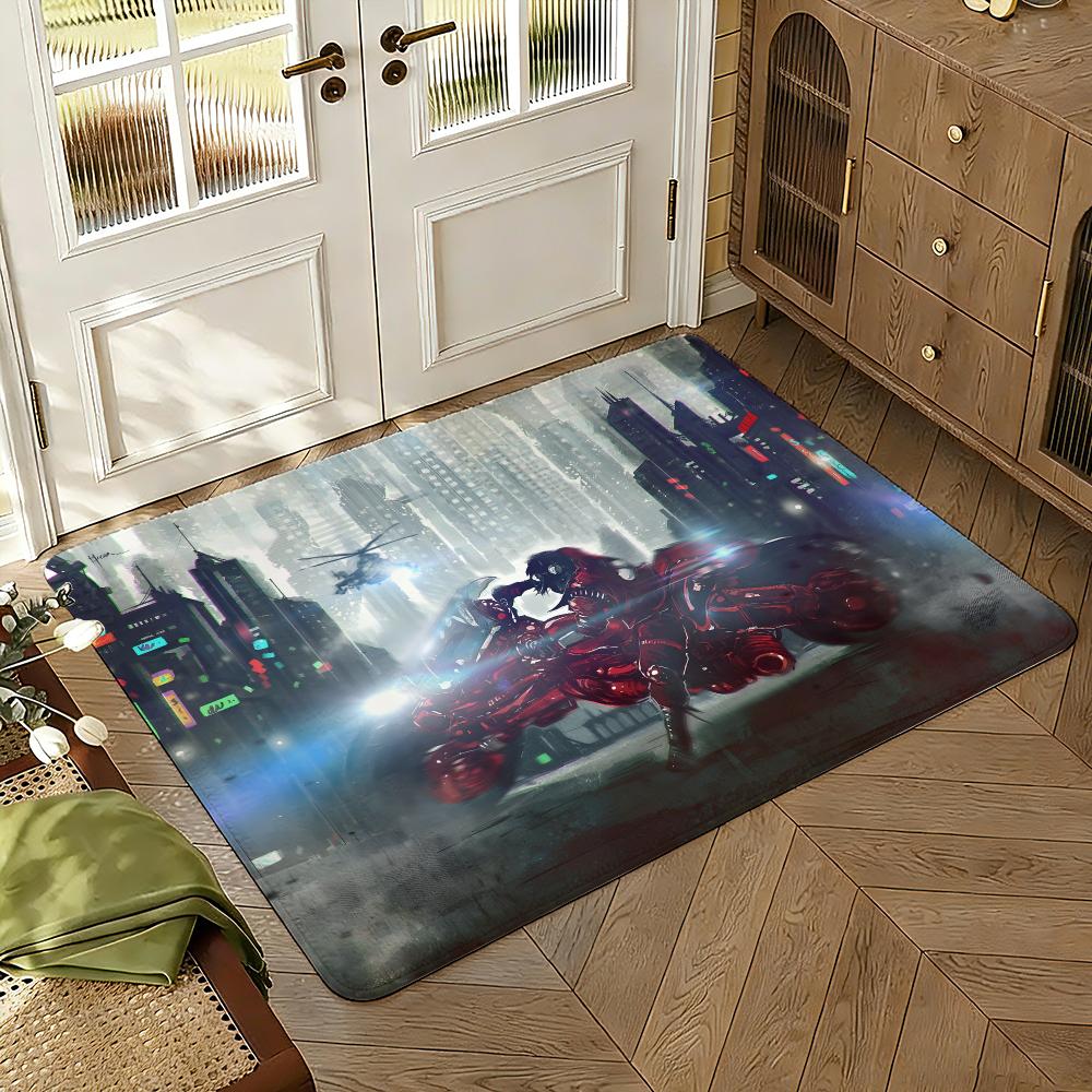 Young Magazine A-AKIRA Floor Mat Soft Thickened Absorbent Non-Slip Bedroom Living Room Door Mat Home Decor Flannel Rugs