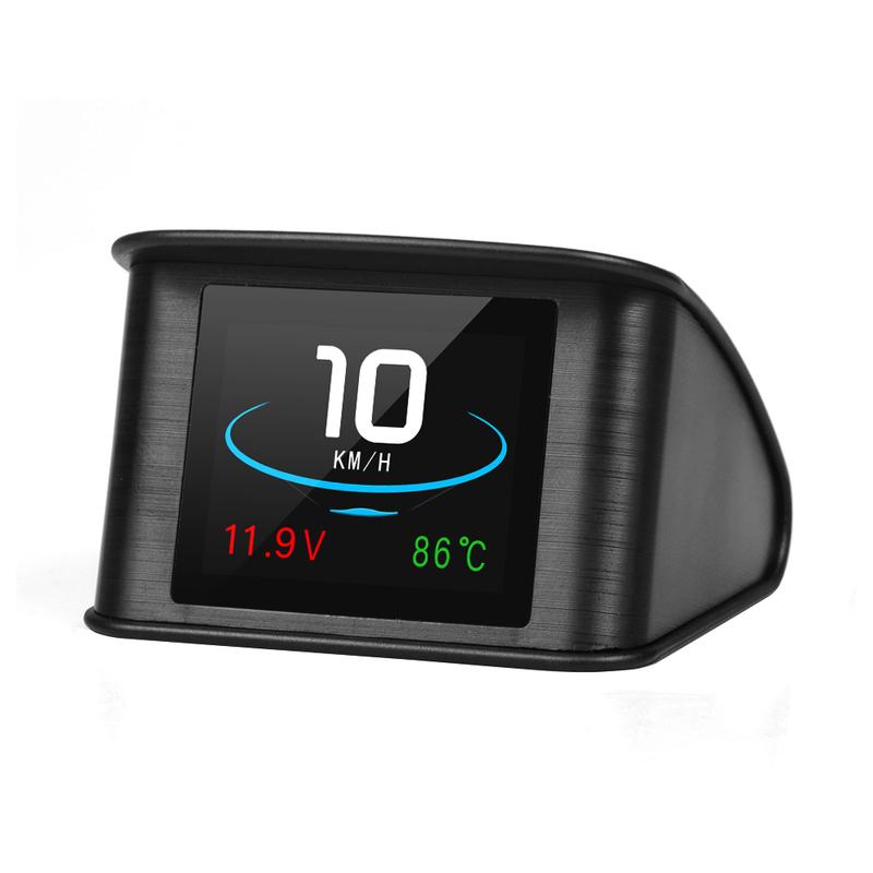 2025 Newest P10 Universal LCD Car Digital Large Screen OBD Monitor Head Up Display Overspeed Alarm Angine Gauge Car Accessories