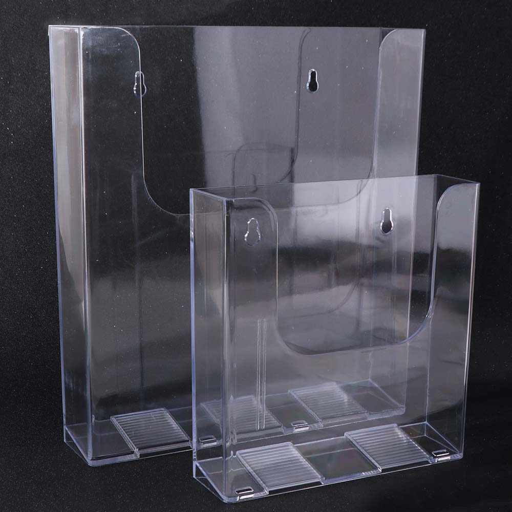 Transparent Acrylic Storage Rack Single Layer File Rack Data Display Rack  Home Office