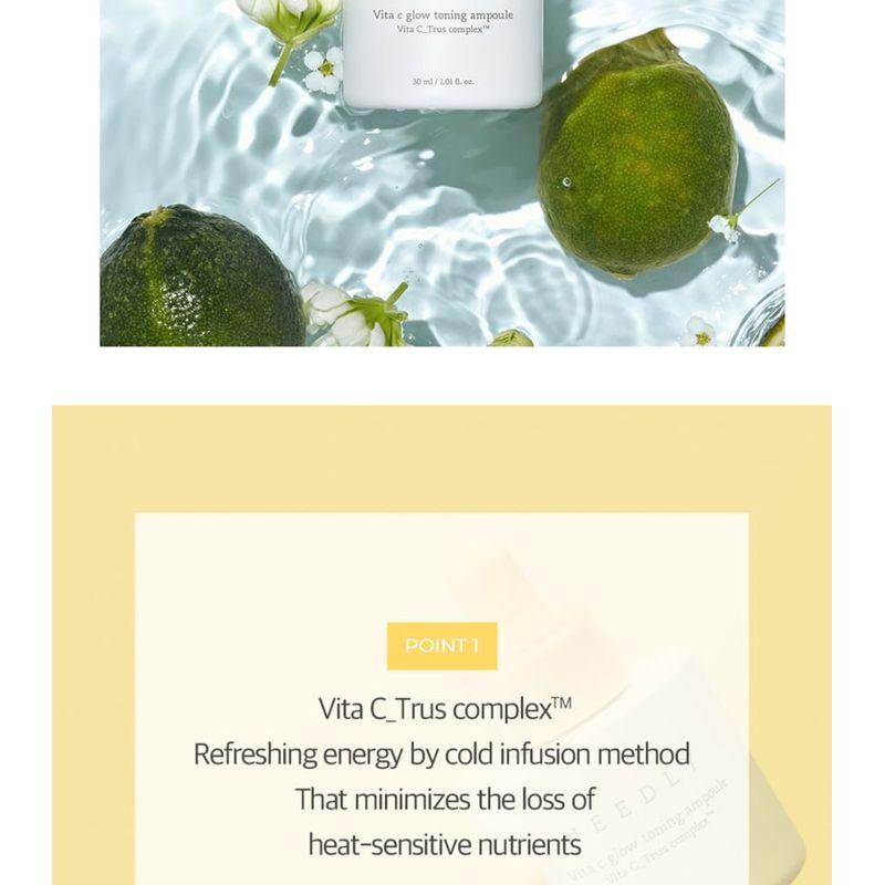 NEEDLY - Vita C Glow Toning Ampoule