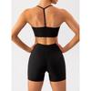 T-Type Beauty Back Exercise Underwear Women's Shockproof Push-up Pilates Tops Workout Clothes Vest Yoga Clothes Bra Outwear