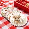 Healing Highland Calf Pattern Gifts Cow Cork Coasters, Cute Floral Farmhouse Drink Mats with Protective Furniture for Office Non-Slip Base,
