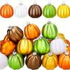 10-20pcs Halloween Pumpkin Balls 5cm Matte Autumn Pumpkin Pendant for Birch Tree Halloween Party Table Decoration