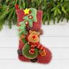 Santa Claus Christmas Candy Sock Elk Snowman Christmas Gift Bag Xmas Sock Haning Pendant  Christmas