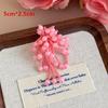 Diy Korean Beaded Flower Shoe Charms Clear Crystal Jelly Shoes Accessories Removable Clips For Sneakers Flats Sweet Decorations