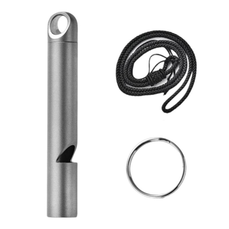 Portable Louds Emergencies Whistles With Keyring Training Whistles  Whistles Outdoor Survival Safety Whistles