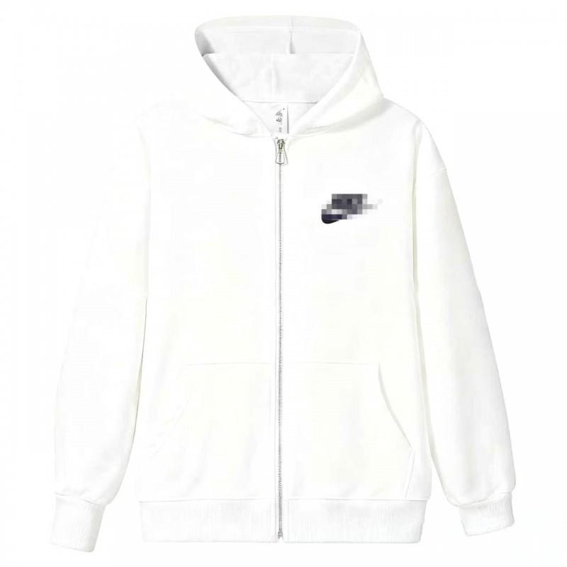 Embroidered Hooded Sweatshirt Loose Fit Couple Streetwear Teens
