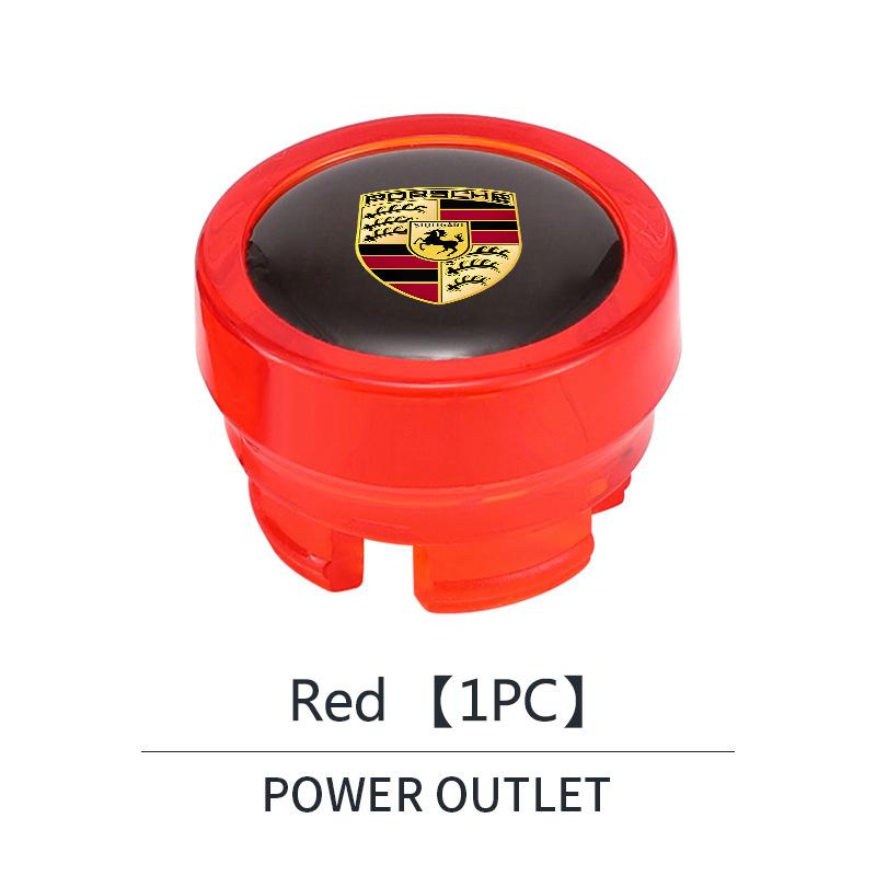 ABS Auto Zigarettenanzünder Abdeckung Staubdichte Dekokappe Für Porsche Cayenne Panamera Macan 911 718 Taycan Boxster Cayman 918