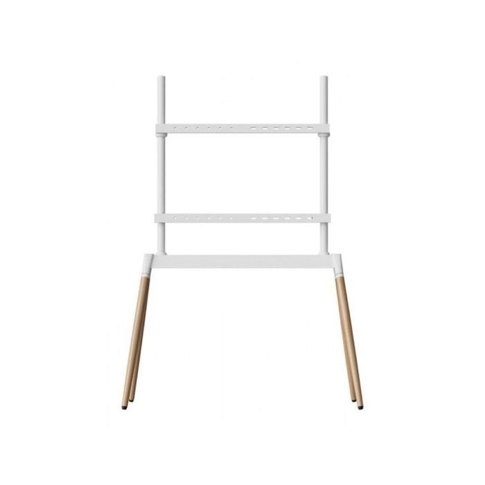 Soporte de TV Gembird TVS-86F-01-W Blanco/Madera 55-86" Gestión de cables integrada