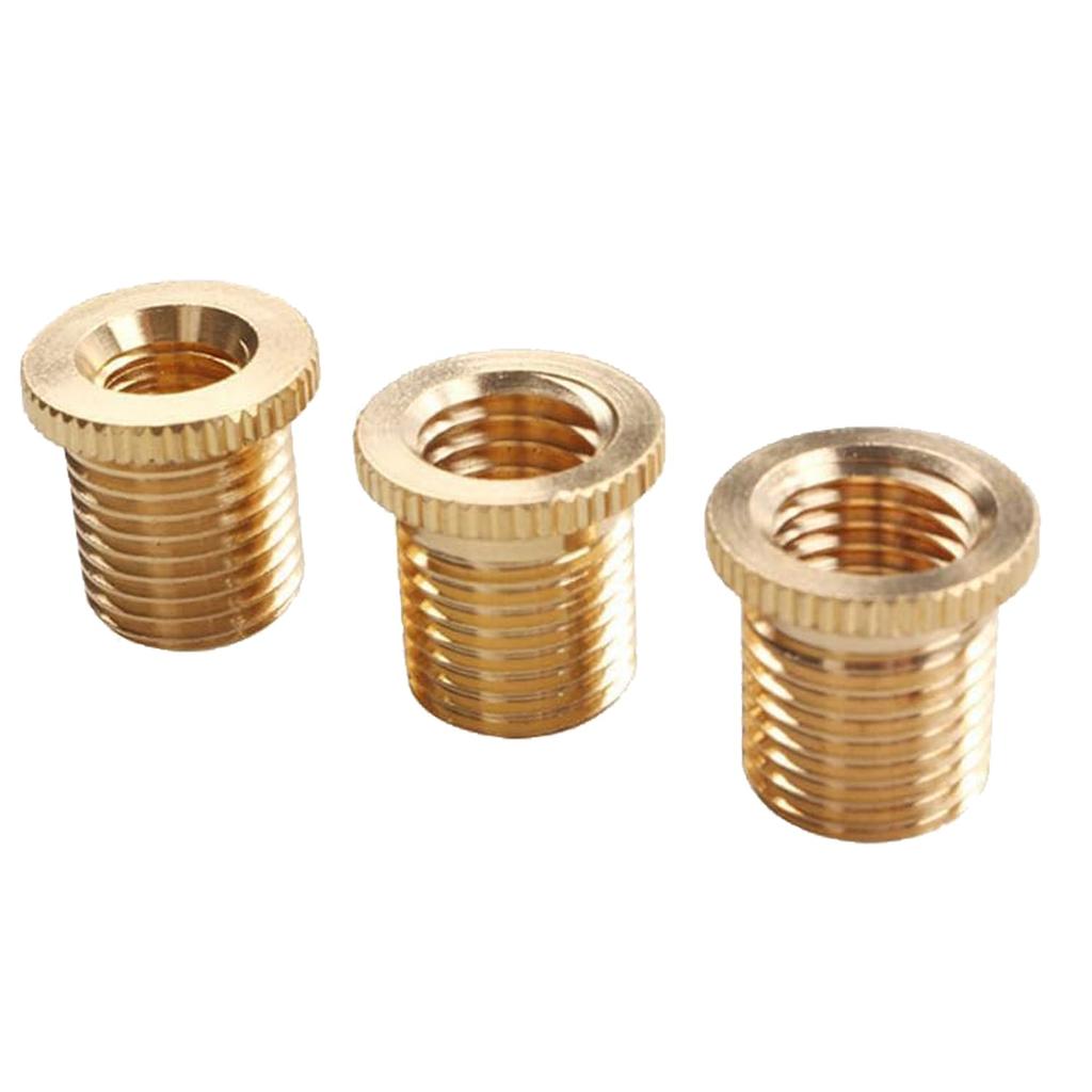 Shift Lever Screws, Car Shifting Thread Adapter, Pack of 3, Caliber Conversion Adapter, Aluminum