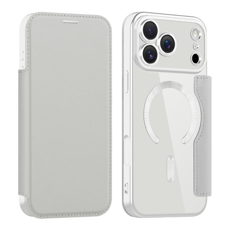 Fashion Wallet Magnetic Shockproof Protection for iPhone 17 Pro Max 16 15 Clear Back Cover Leather Flip 2 In 1 Case