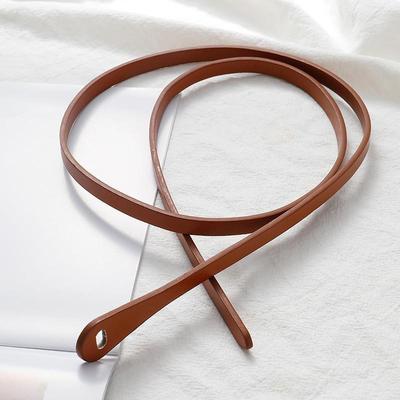 Stanzfreier Retro-Knoten-Taillengürtel: Dekoratives Lederaccessoire für Damen für Jeans & Kleider.