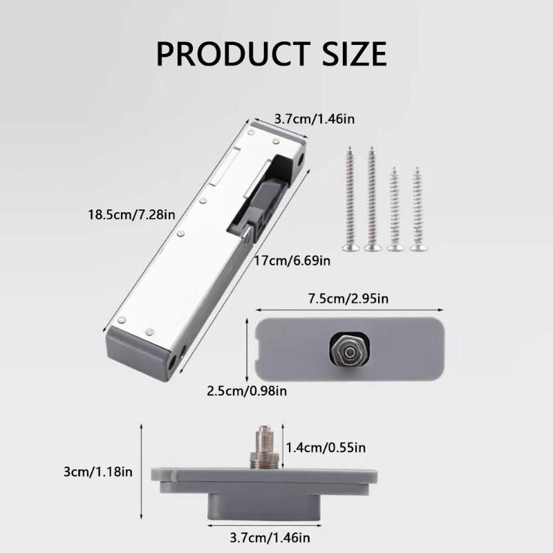 quiet Door Closer with Anti Pinch designing Door Closer for Child & Pet Safety Adjustable Speed for Home or Office Use