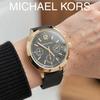 MICHAEL KORS Jet Set Women's Quartz Chronograph Watch black Dial rubber/silicone Strap 40mm MK5408