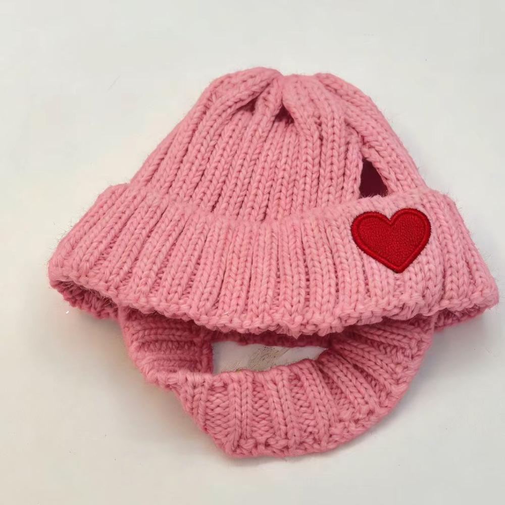 Knitted Pet Knitted Hat Warm Warm Earmuffs Headgear Dog Beanie Hat  New Year
