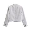 European and American style spring and autumn new product solid color V-neck loose blazer