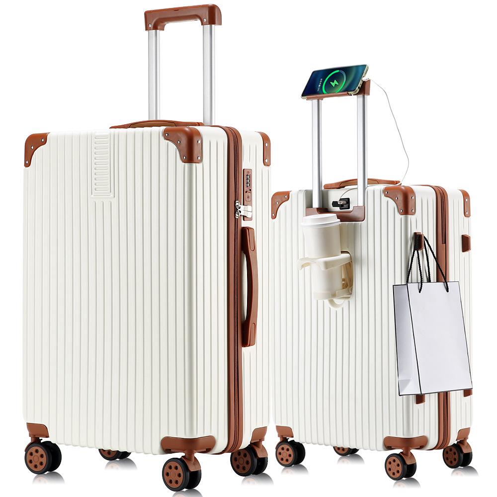 Fashionable 20-Inch Multifunctional Cabin Trolley Case for Men and Women - Parent-Child Travel Suitcase