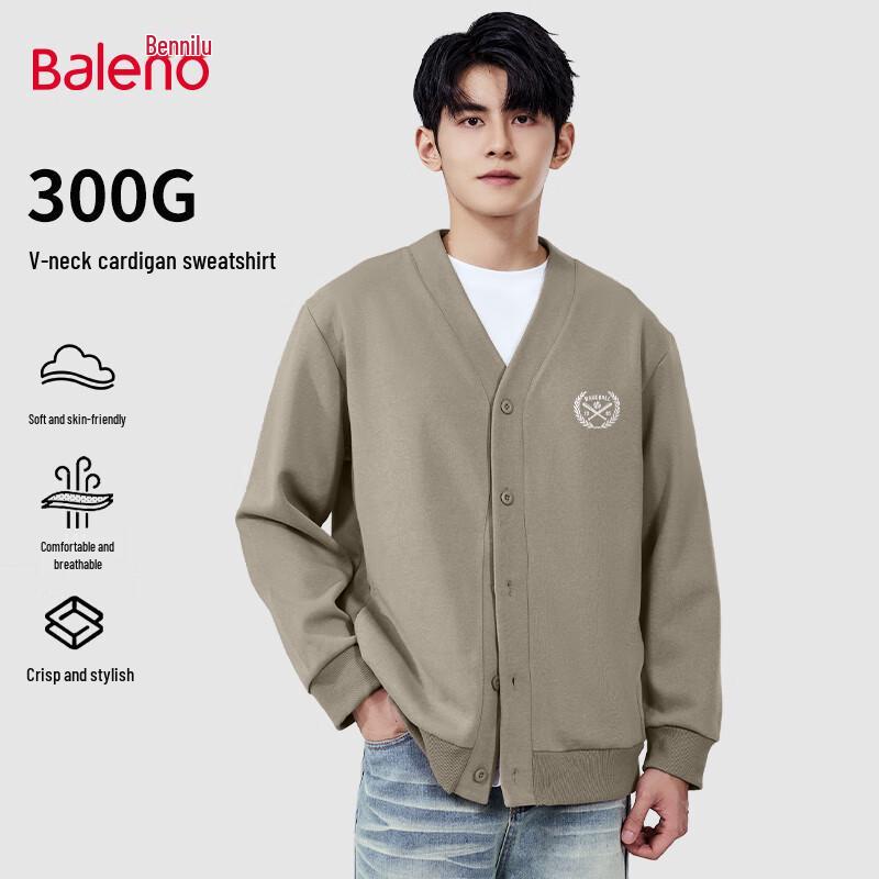 

Baleno Men s V-Neck Knit Button Cardigan XL