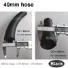Threaded Hose Inner 40mm Outer 48mm Extension Connector Two-way Connector Vacuum Cleaner Hose Accessories