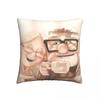 Up Movie - Carl And Ellie Square Pillowcase Cushion Cover funny Zipper Home Decorative Polyester Pillow Case Sofa Seater Simple
