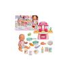 Cuisine magique avec poupée - Nenuco - 30 cm - Corps rigide - 10 accessoires - Lumières et sons réalistes - Rose