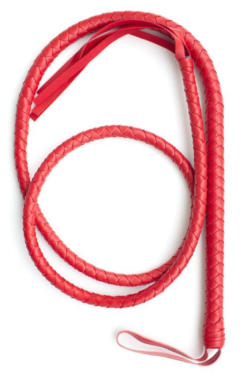 Fouet The Master 190cm Rouge - Correct Me - Fouets, Cravaches & Plumeaux