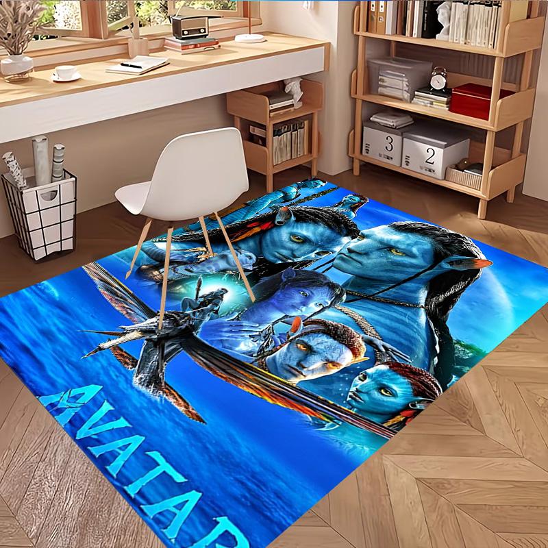 Tappeto con Stampa Avatar, Tappeto da Pavimento Lavabile, Per Ingresso, Stanza del Dormitorio, Lavanderia, Ufficio, Studio, Decorazione per la Casa, Regalo di Compleanno, Natale