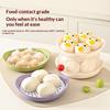 Microwave Oven Special Box Heated Soup Pot Rice Steamed Hot Steamed Buns With Lid Eco-Friendly Food Grade Kitchen Tool