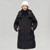 FengXun Damen Winter Daunenjacke mit Kapuze, mittellang FXYL6889