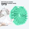 Silikon-Badebürste, Peeling-Körperschrubber für empfindliche Haut mit Massagesäulen, Anti-Rutsch-Griff, Körperbürste